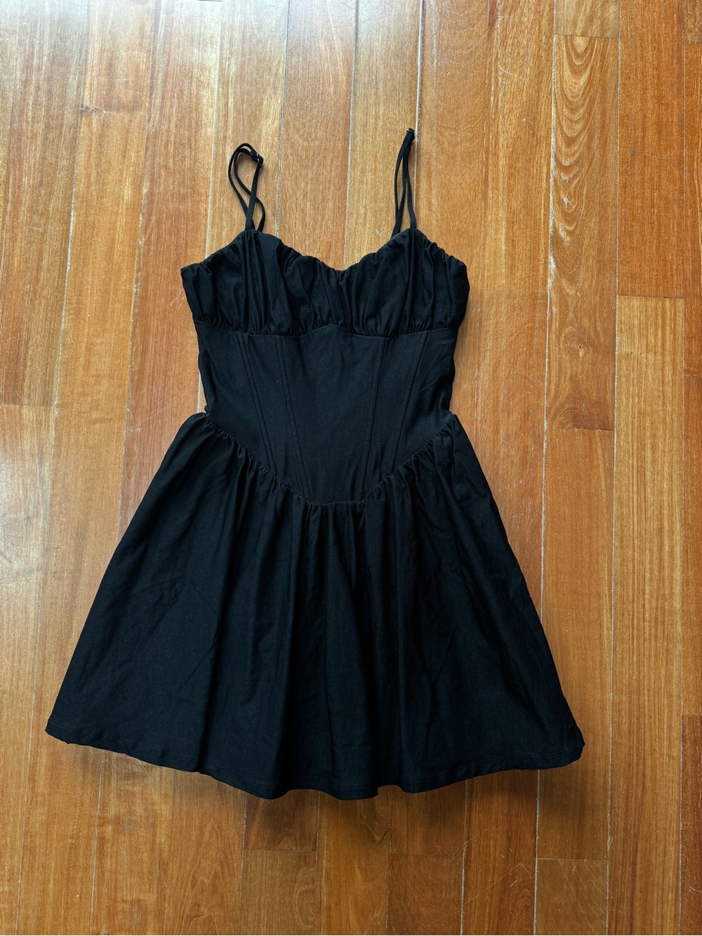 Black Corset Mini Dress